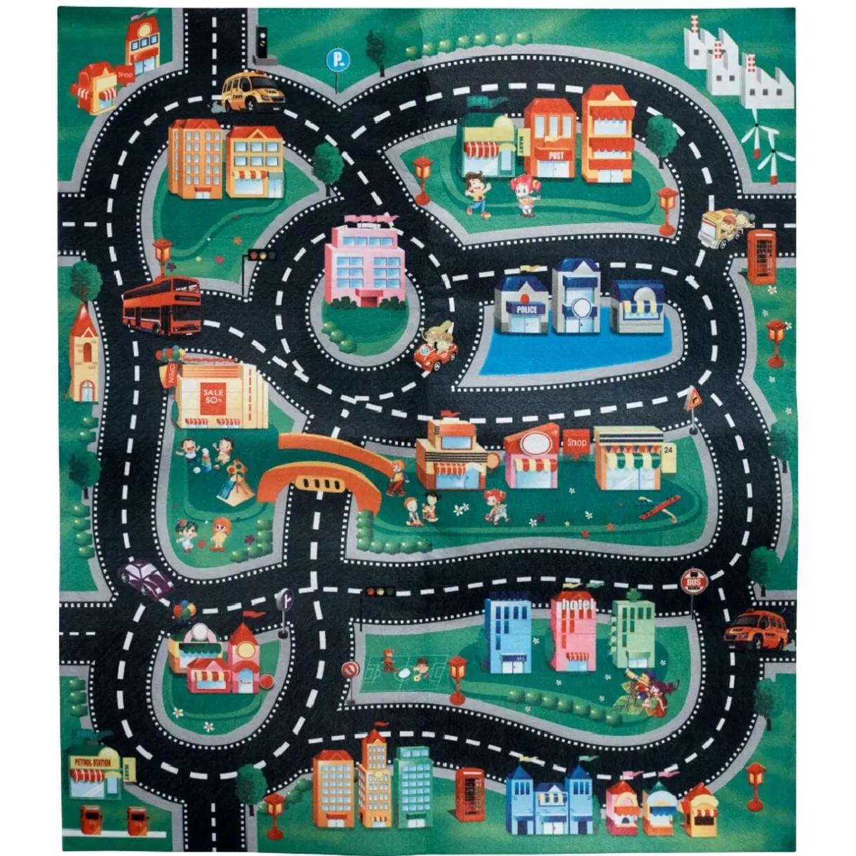 Tapis de jeu avec 2 vehicules < Gifi Hot