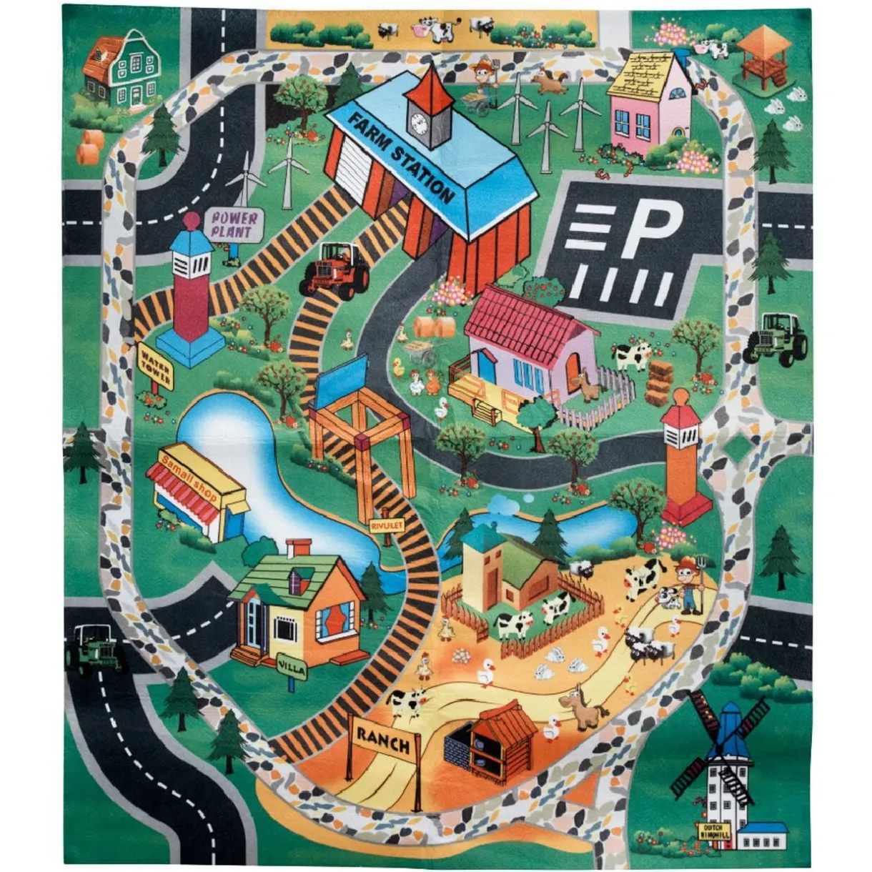 Tapis de jeu avec 2 vehicules < Gifi Hot