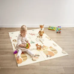 Tapis de jeu enfant thème animaux 180x120cm