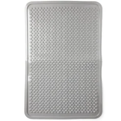 Tapis de litière 60x40cm PVC gris < Gifi Online