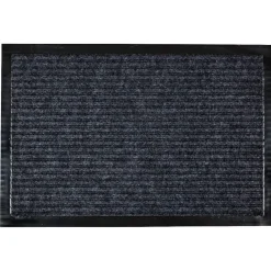 Tapis d'entrée intérieur anti-dérapant gris 40x60cm