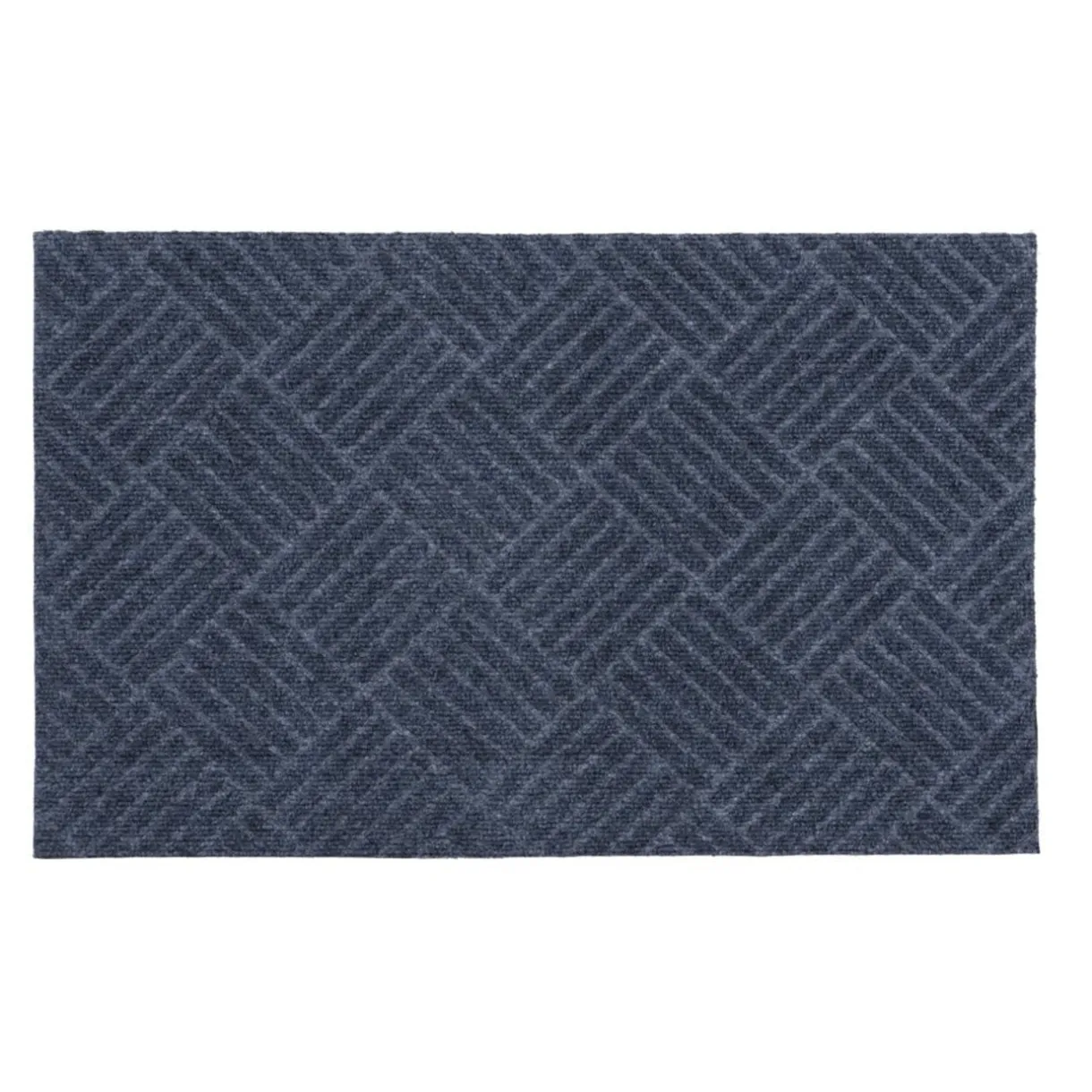 Tapis d'entrée motifs losanges striés gris foncé 50x80cm < Gifi Hot