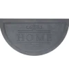 Tapis d'entrée noir Home forme demi-lune 60x40cm < Gifi