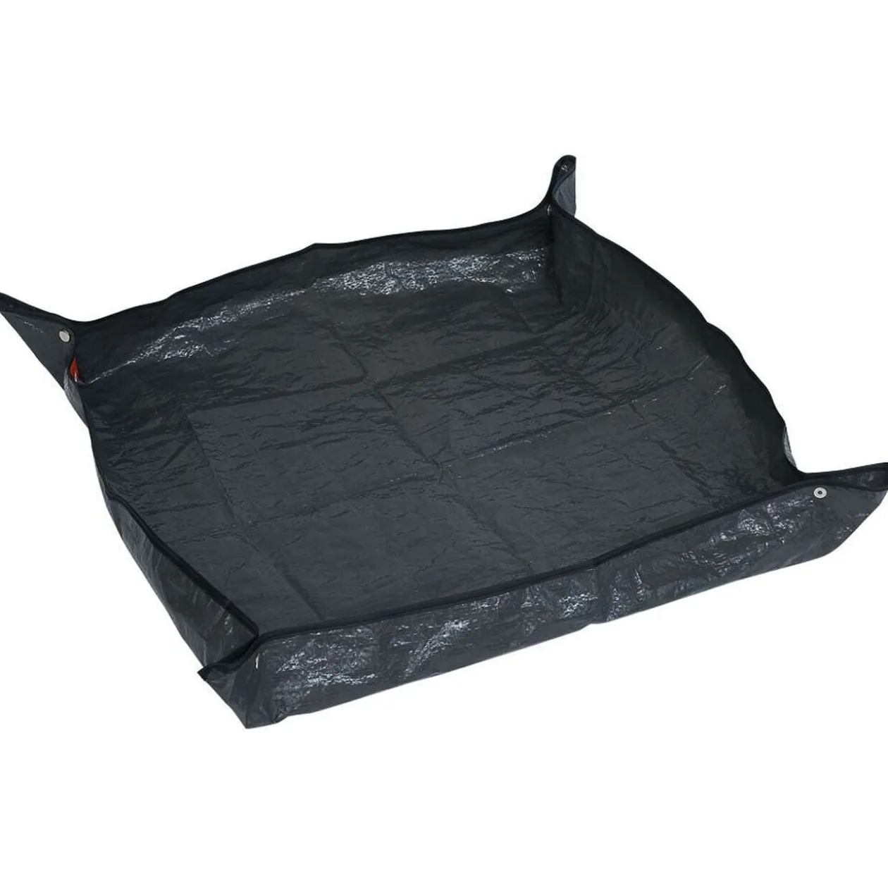 Tapis de rempotage en plastique gris 65x65cm