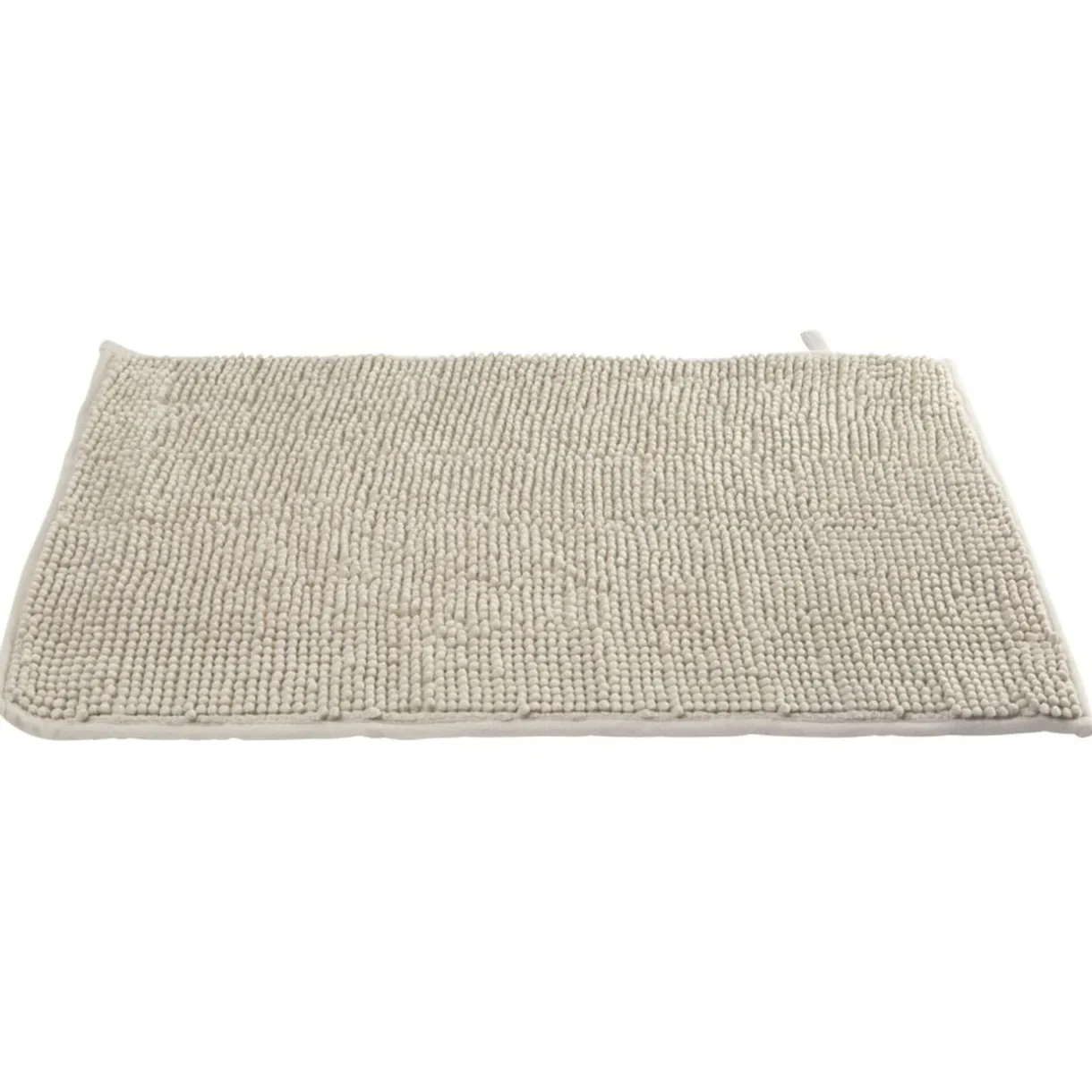Tapis de salle de bain chenille taupe 65x45 cm < Gifi Outlet