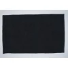 Tapis de salle de bain chenille noir 80x50cm < Gifi Clearance