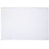 Tapis de salle de bain chenille blanc 45x65cm