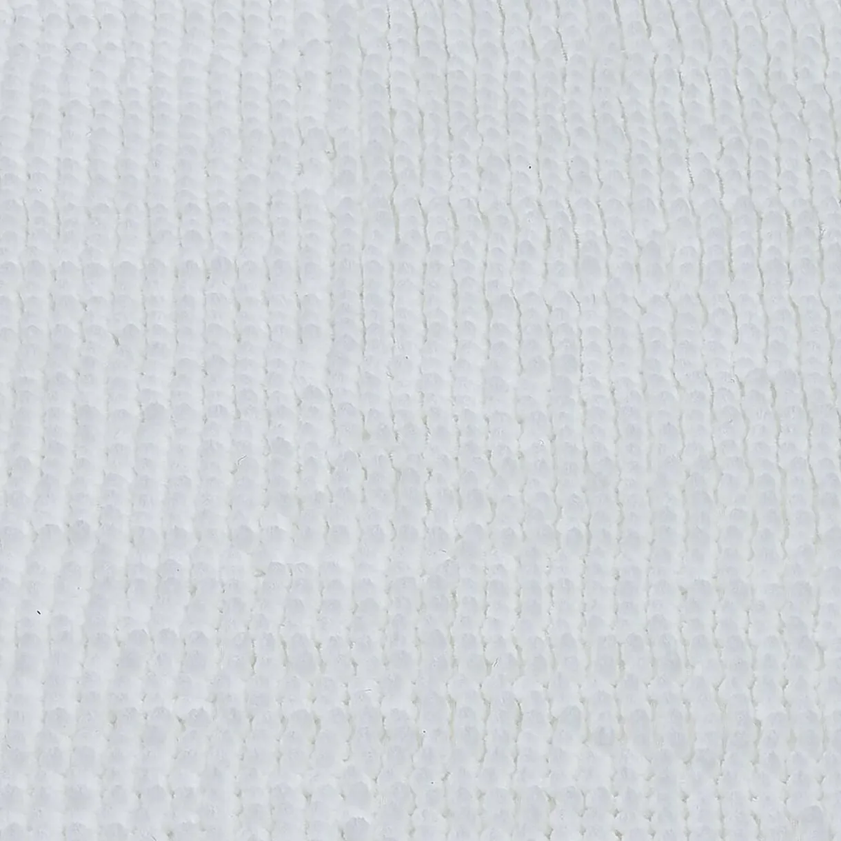 Tapis de salle de bain chenille blanc 80x50cm < Gifi New
