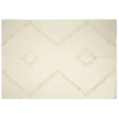 Tapis d'intérieur polycoton motif aztèque tufté 60x90cm (4 modèles)