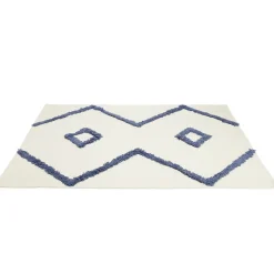 Tapis d'intérieur polycoton motif aztèque tufté 60x90cm (4 modèles)
