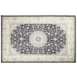 Tapis d'intérieur rectangulaire velours motif oriental 50x80cm (2 modèles)
