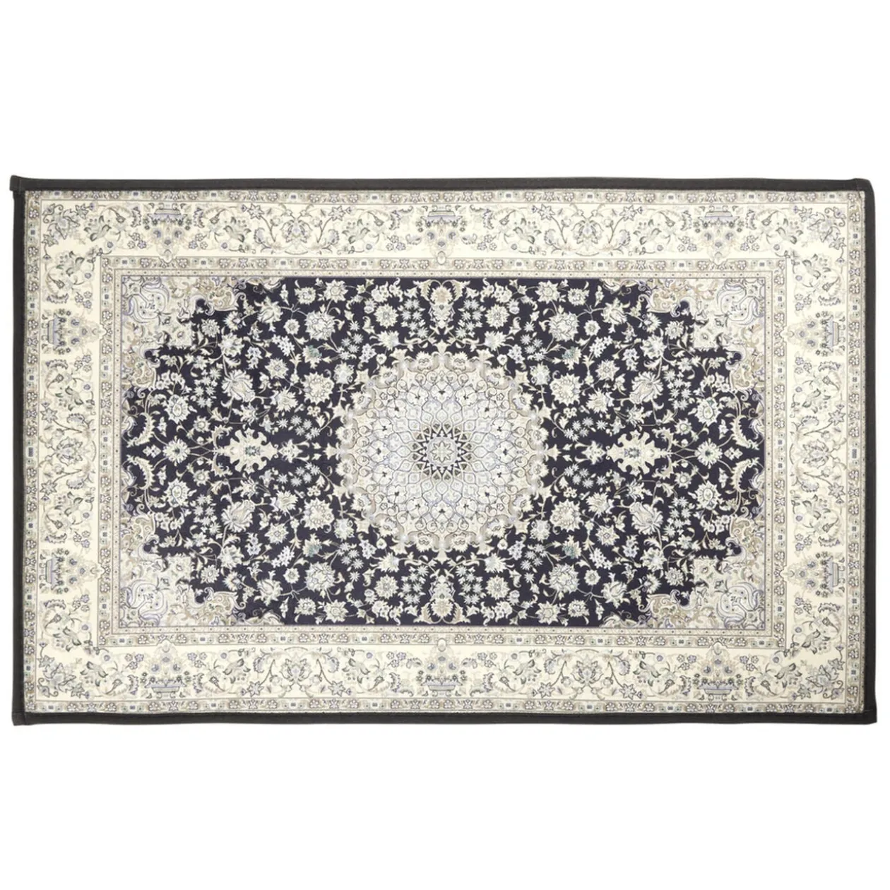 Tapis d'intérieur rectangulaire velours motif oriental 50x80cm (2 modèles)