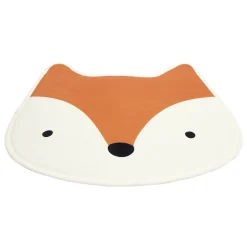 Tapis enfant antidérapant tête animal Ø50cm - 3 modèles