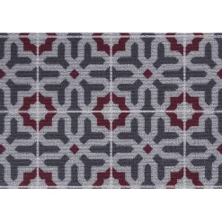 Tapis extérieur antidérapant grattant imprimé carreau ciment 75x45cm < Gifi New