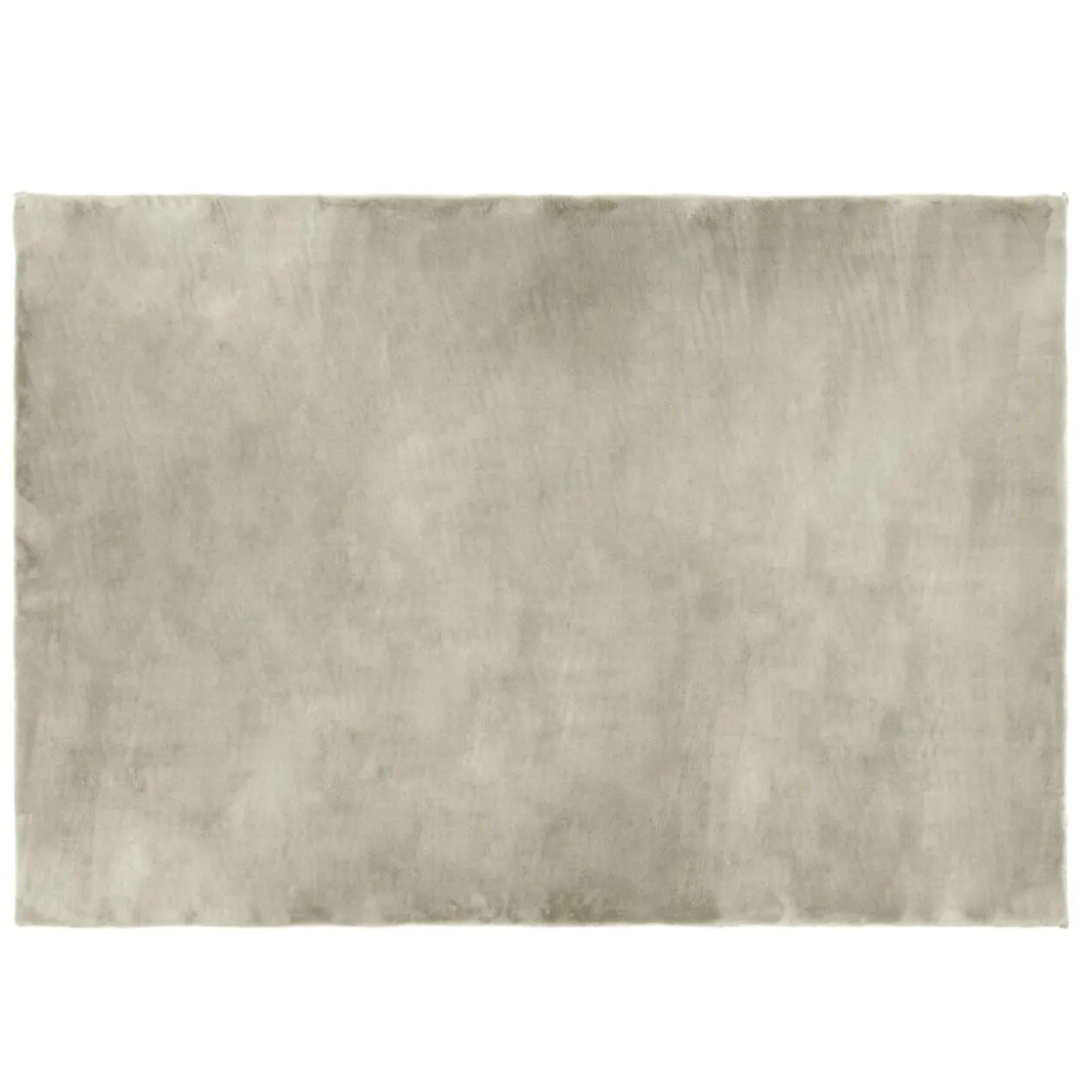 Tapis fausse fourrure gris taupe 100x150cm