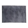 Tapis fausse fourrure gris 90x130cm < Gifi Sale