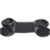 Tapis gamelle chien léchage et anti glouton forme os noir 37,8x22,3xH4cm < Gifi Best