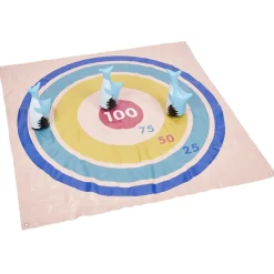 Tapis jeu de cible XL avec requins 1x1m