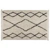 Tapis Manon 100x150cm noir et blanc