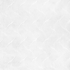 Tapis motif embossé vague L230X160 cm polyester blanc < Gifi Discount
