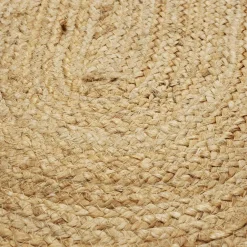 Tapis ovale en jute marron 120x170cm