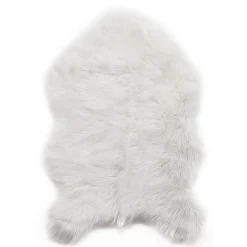 Tapis à poils longs Furcy blanc
