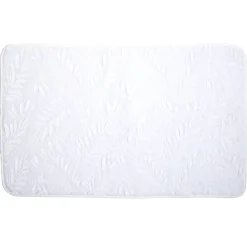 Tapis rectangulaire beige ou blanc 50x80cm