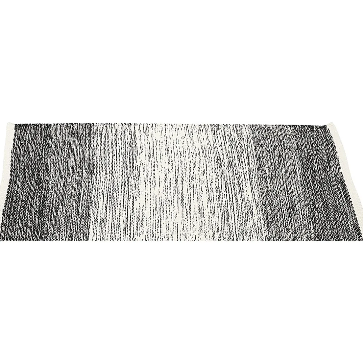 Tapis rectangulaire dégradé rayure blanche et noire < Gifi Sale