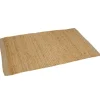 Tapis rectangulaire en jute et coton 60x90cm
