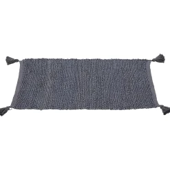 Tapis rectangulaire jute bleu < Gifi Sale