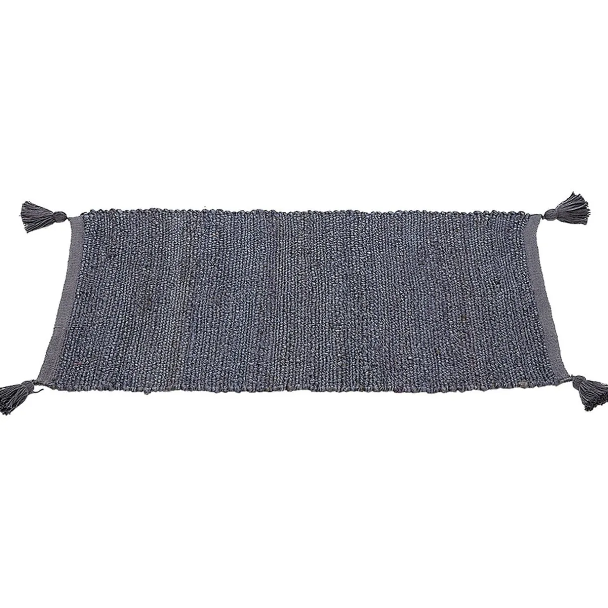 Tapis rectangulaire jute bleu < Gifi Sale