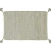 Tapis rectangulaire jute vert kaki