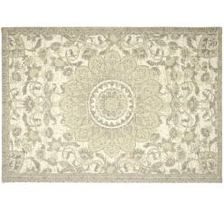 Tapis rectangulaire style oriental à motif beige 60x90cm < Gifi Online