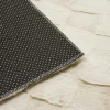 Tapis rectangulaire texturé polyester beige 160x230cm (2 modèles)