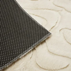 Tapis rectangulaire texturé polyester beige 120x170cm (2 modèles) < Gifi Best