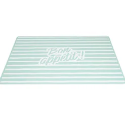 Tapis repose gamelle animaux Bon appétit plastique 32x43cm