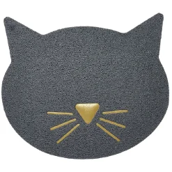 Tapis repose gamelle tête de chat (2 modèles) < Gifi Discount