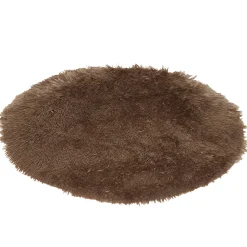 Tapis rond fausse fourrure Ø60cm