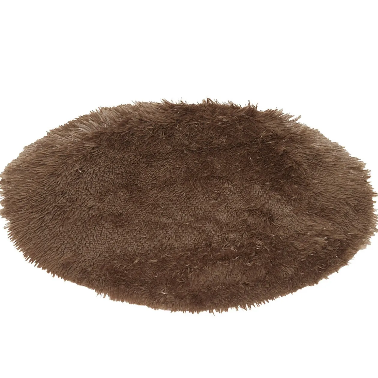 Tapis rond fausse fourrure Ø60cm