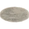 Tapis rond fourrure Shaggy taupe < Gifi Clearance