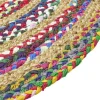 Tapis rond jute et coton Chindi multicolore Ø120cm < Gifi Clearance