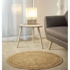 Tapis rond jute naturel Ø90cm