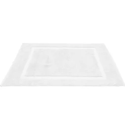 Tapis salle de bain coton blanc 40x70cm