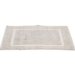 Tapis salle de bain coton taupe 40x70cm < Gifi