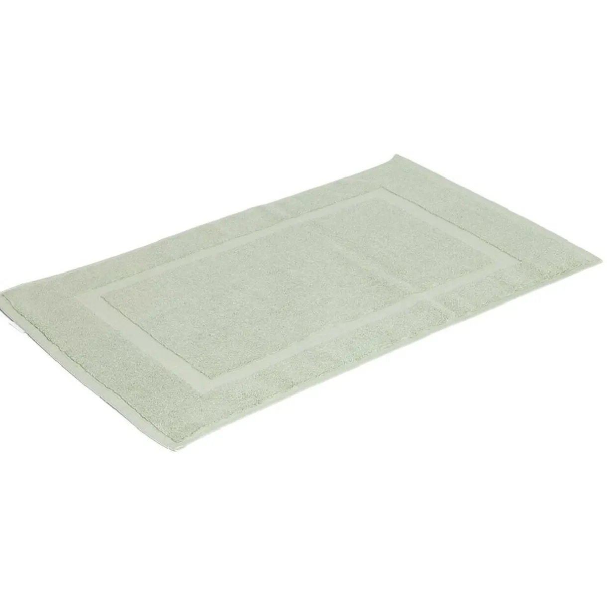 Tapis salle de bain coton vert 70x40 cm < Gifi Best