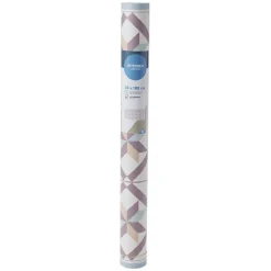 Tapis vinyle motifs carreaux de ciment rosés 50x100cm