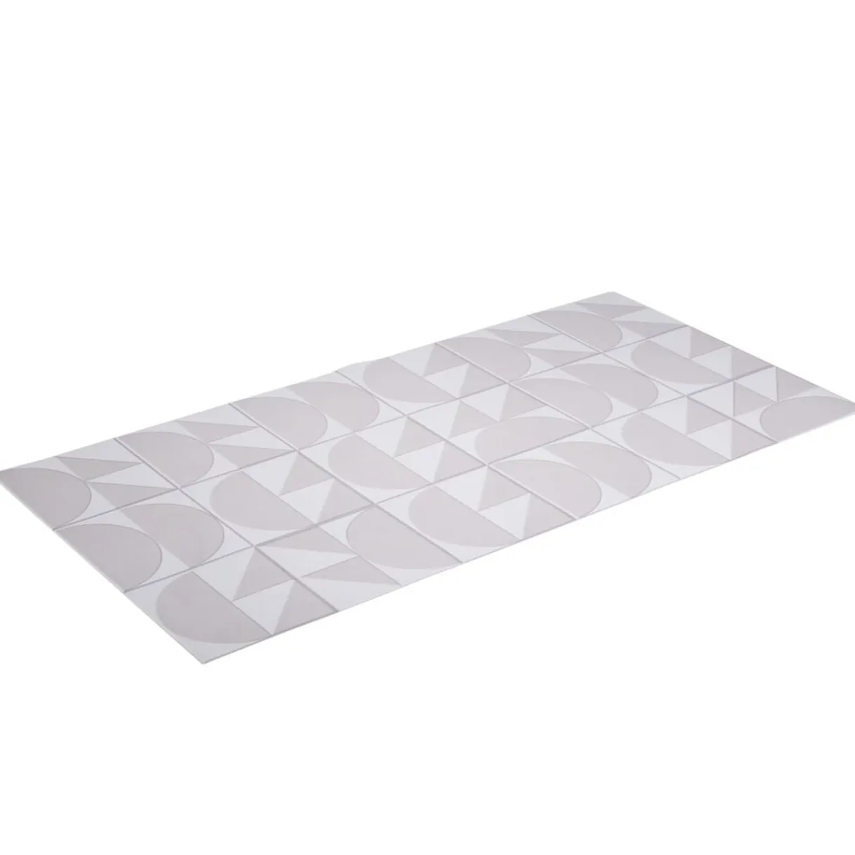 Tapis vinyle rectangulaire motif géométrique beige 50x100cm < Gifi Outlet