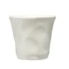 Tasse expresso 10cl forme organique céramique blanc Ø6xH6,3cm < Gifi Outlet