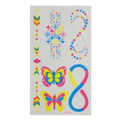 Tatouage enfant éphémère multicolore 3 feuillets (2 modèles) < Gifi Discount