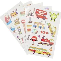 Tatouage enfant éphémère phosphorescent 3 feuillets (2 modèles)